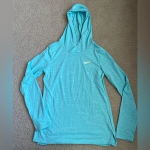 Nike Aqua Long Sleeve Hooded T-shirt